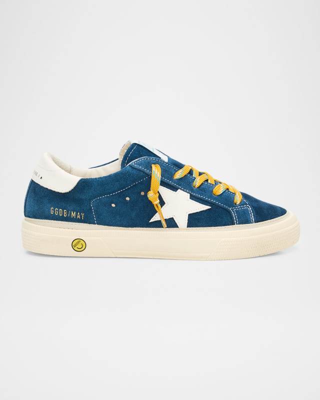 Boy's May Suede Low-Top Sneakers, Toddlers/Kids